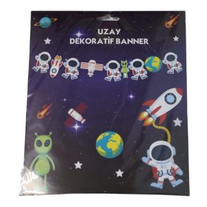 Dekoratif Banner Uzay