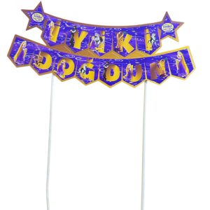 Karakterli Pasta Üstü Banner Rapunzel