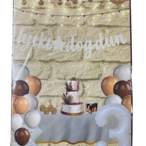 Soft Kaligrafı Banner İyi Ki Doğdun Krem