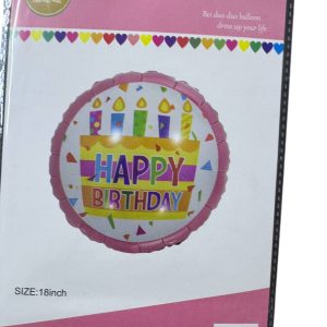 Folyo Renkli Happy Birthday