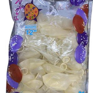 Latex Balon 100lü Paket Şeffaf
