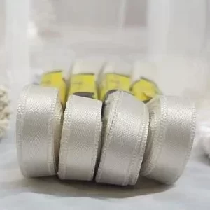 Kurdele Saten Krem 1cm 10m